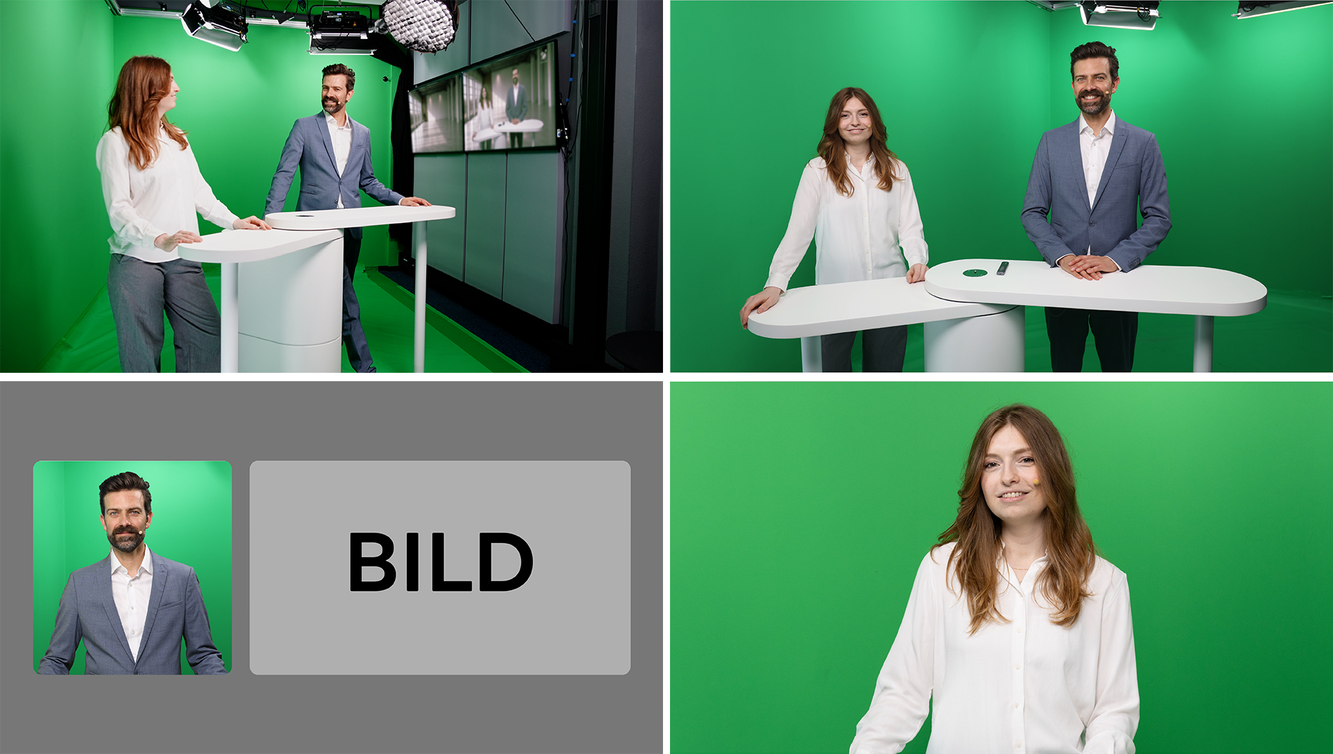 Vorher - Green Screen